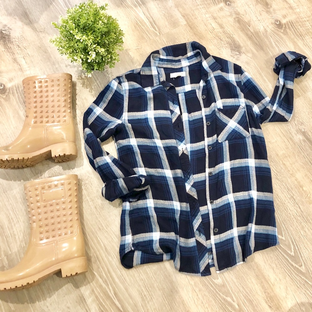 beachlunchlounge Plaid Button Down
